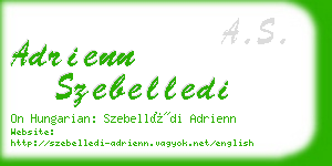 adrienn szebelledi business card